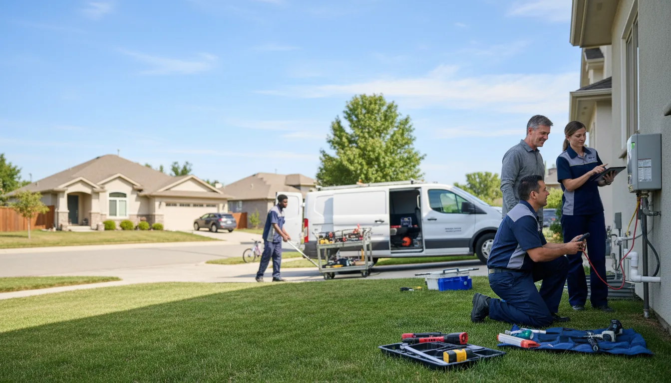Tankless water heater service in Darien Center, NY